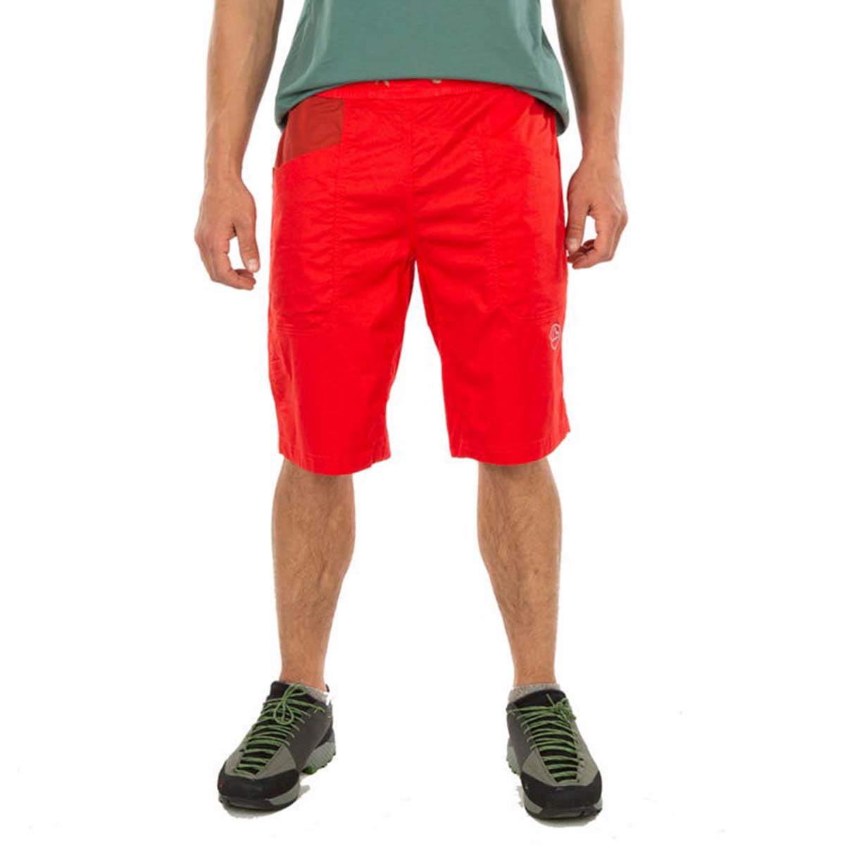 La Sportiva Bleauser Mens Climbing Shorts Red