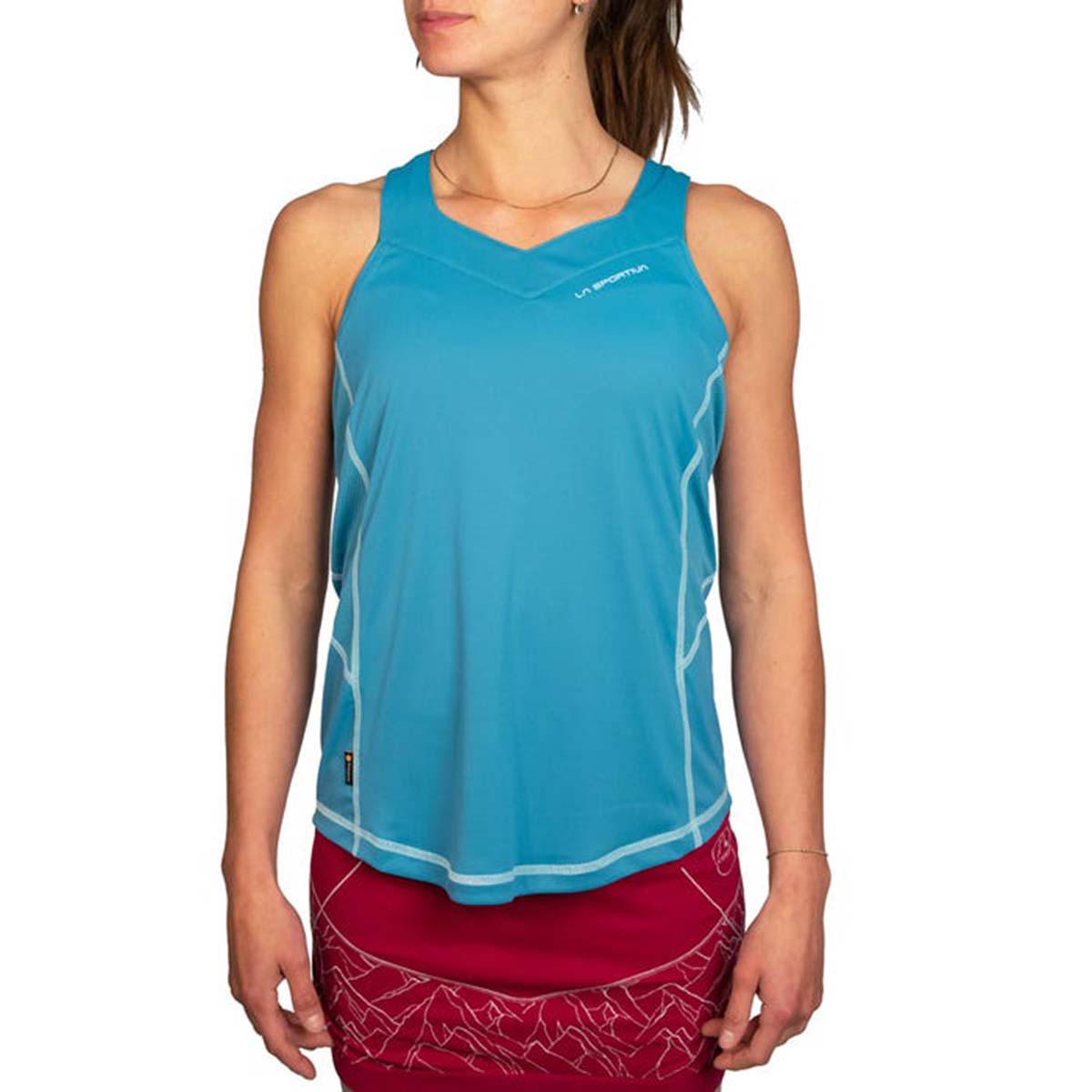 La Sportiva Joy Womens Running Tank Top Blue