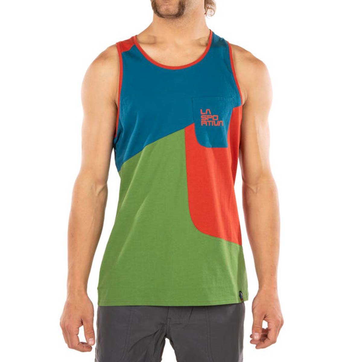 La Sportiva Dude Mens Climbing Tank Top Green