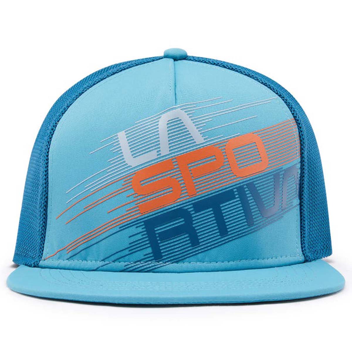 La Sportiva Stripe Evo Trucker Womens Climbing Hat Blue
