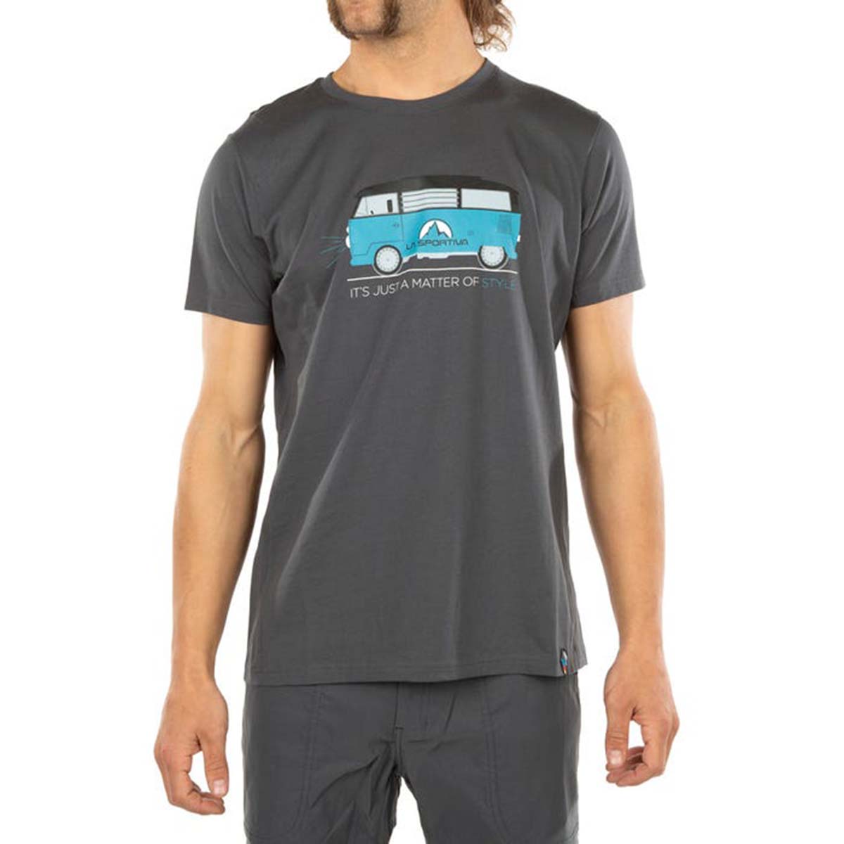 La Sportiva Van Mens Climbing T-Shirt Grey