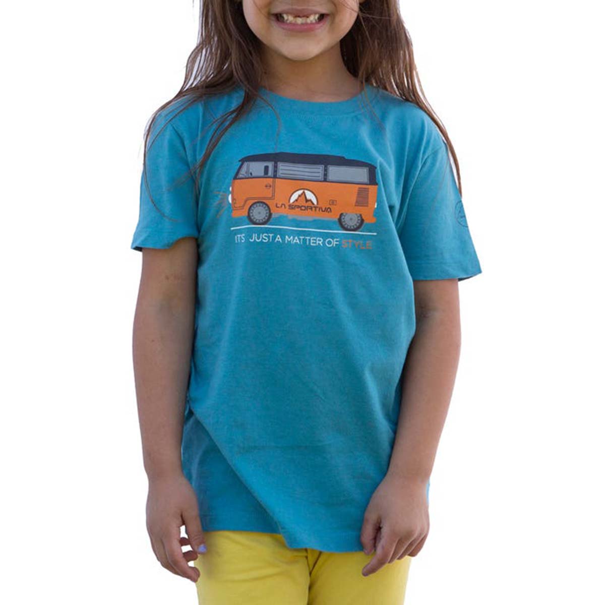 La Sportiva Van Kids Climbing T-Shirt Blue