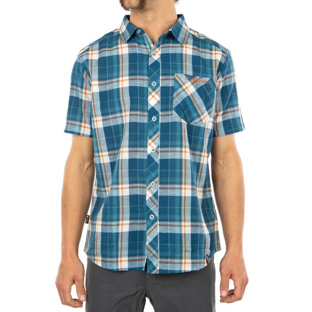 La Sportiva Longitude II Mens Climbing Shirt Blue