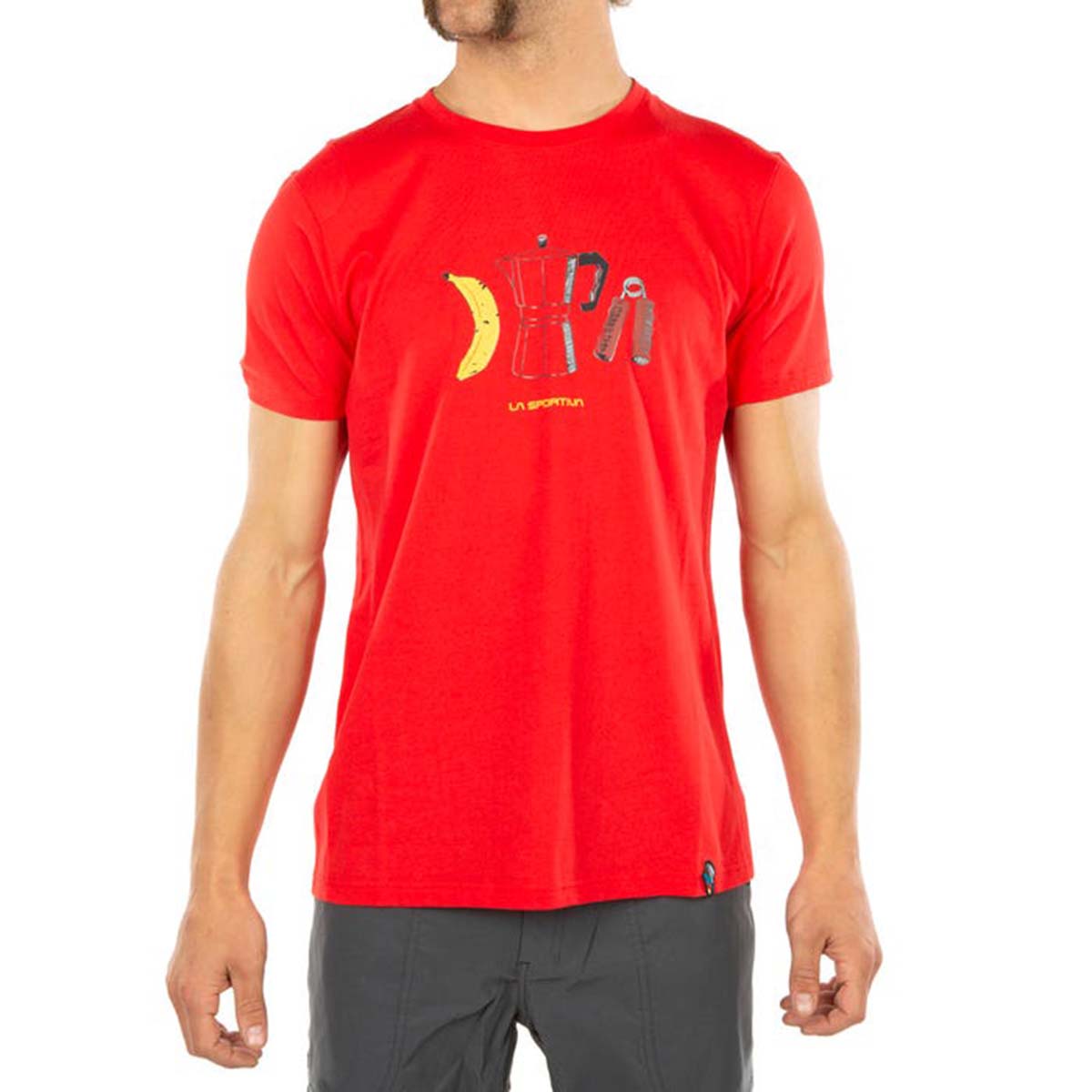 La Sportiva Breakfast Mens Climbing T-Shirt Red