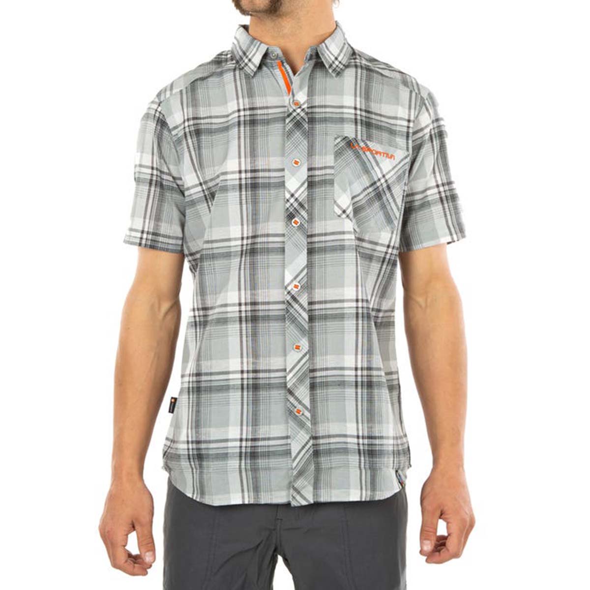 La Sportiva Longitude II Mens Climbing Shirt Grey