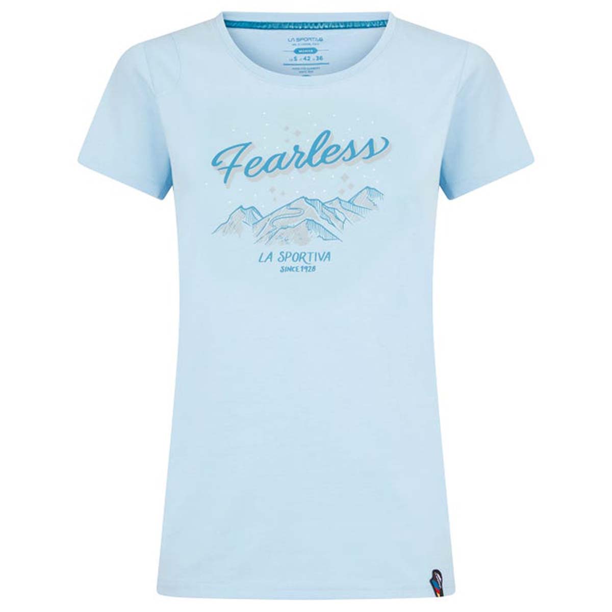 La Sportiva Fearless Womens Climbing T-Shirt Blue