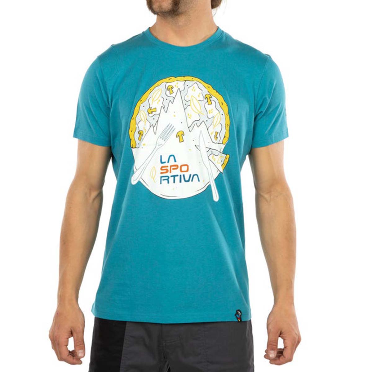 La Sportiva Pizza Mens Climbing T-Shirt Blue