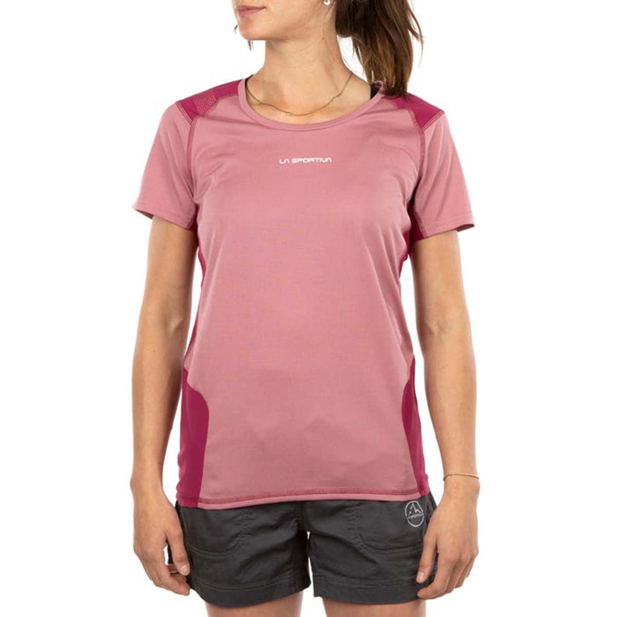 La Sportiva Compass Womens Hiking T-Shirt Pink