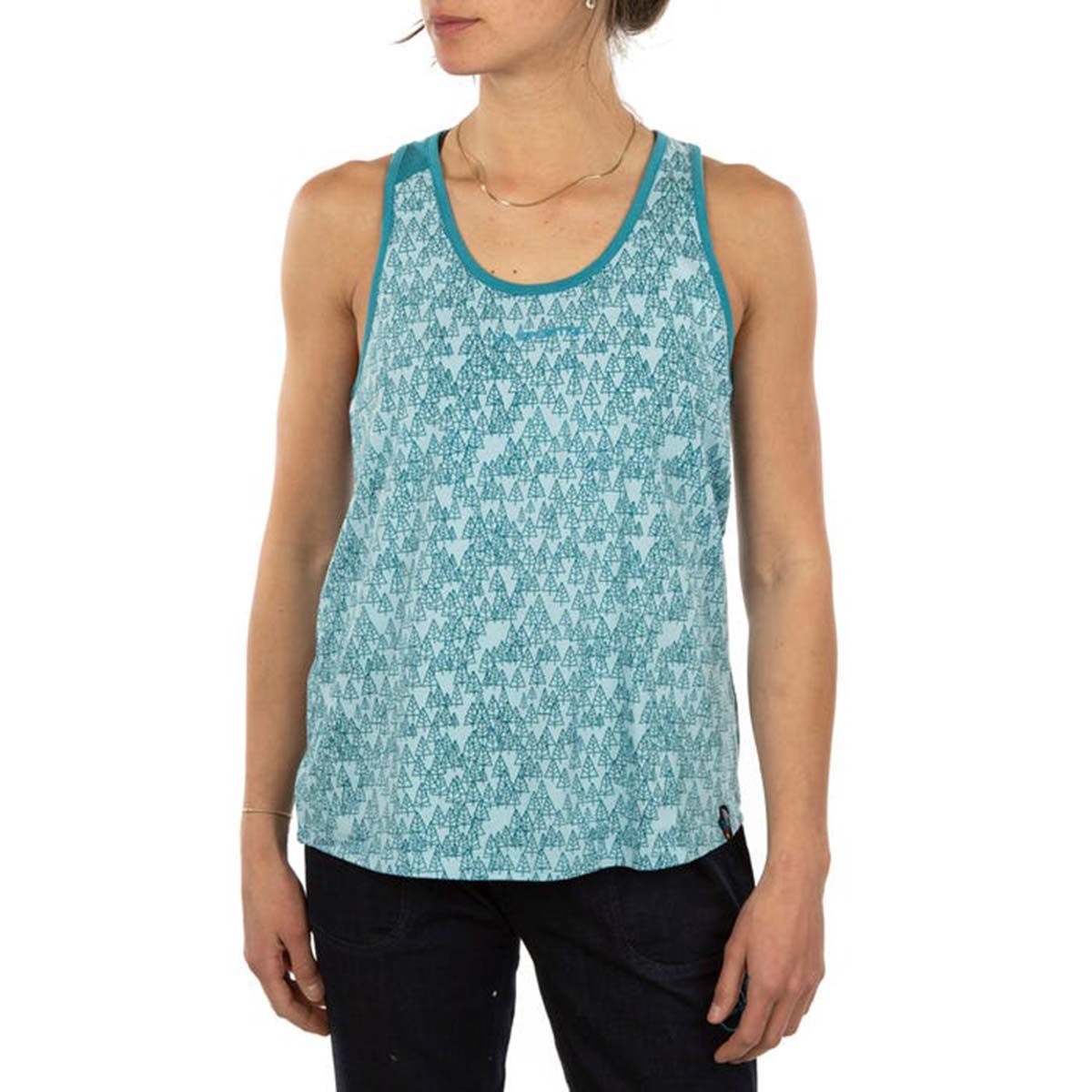 La Sportiva Trees Womens Climbing Tank Top Blue