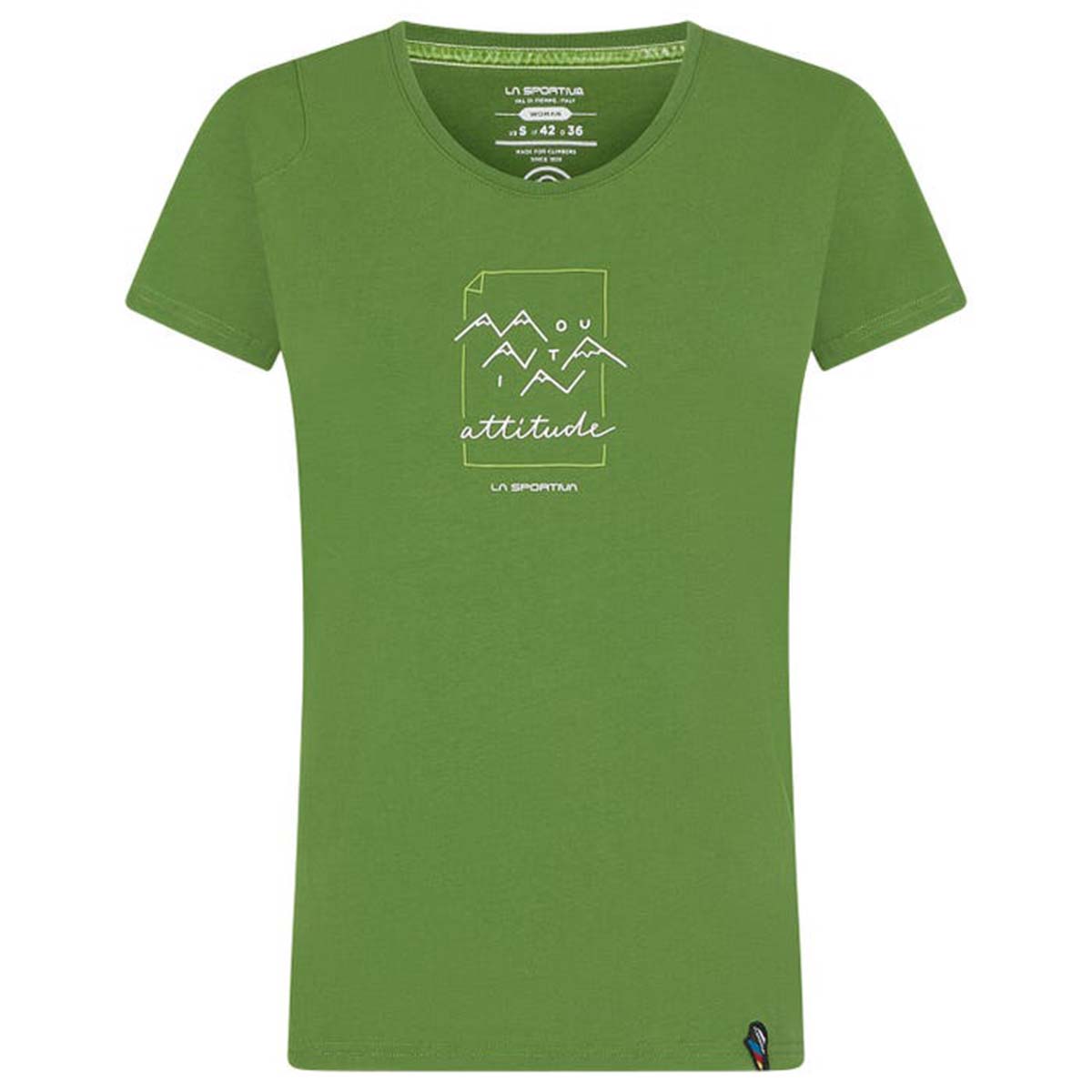 La Sportiva Attitude Womens Climbing T-Shirt Green