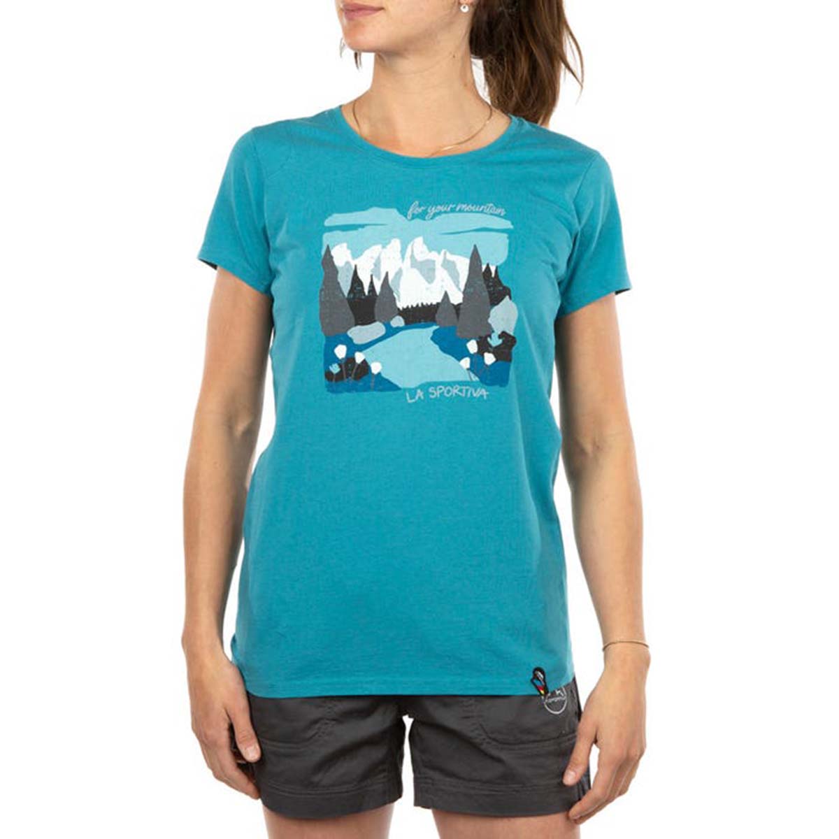 La Sportiva Valley Womens Climbing T-Shirt Blue