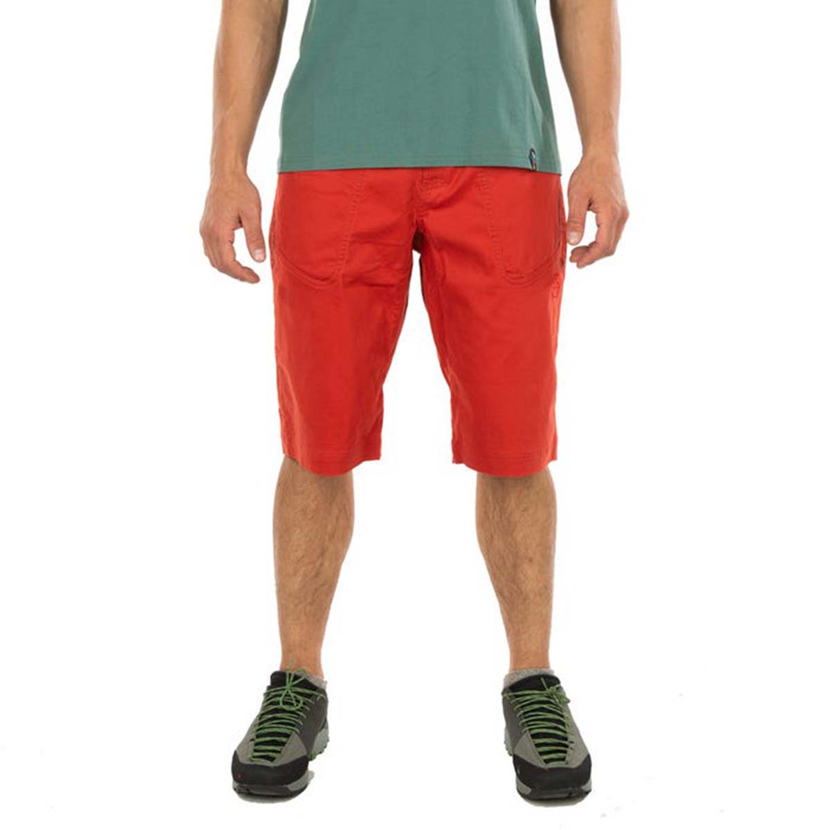 La Sportiva Flatanger Mens Climbing Shorts Red