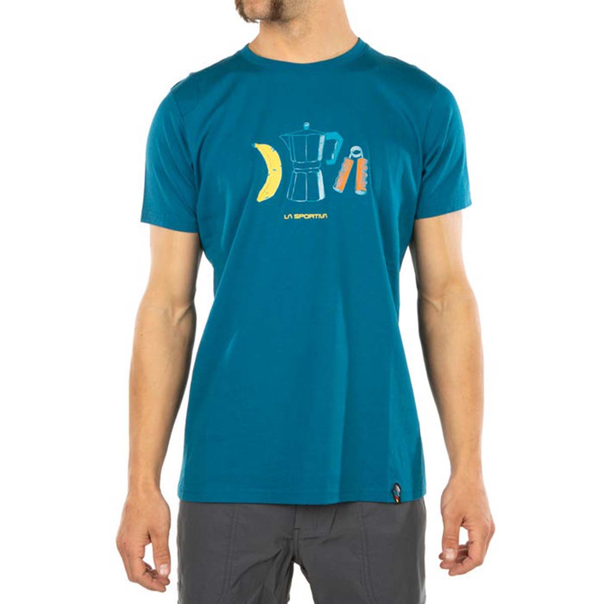 La Sportiva Breakfast Mens Climbing T-Shirt Blue