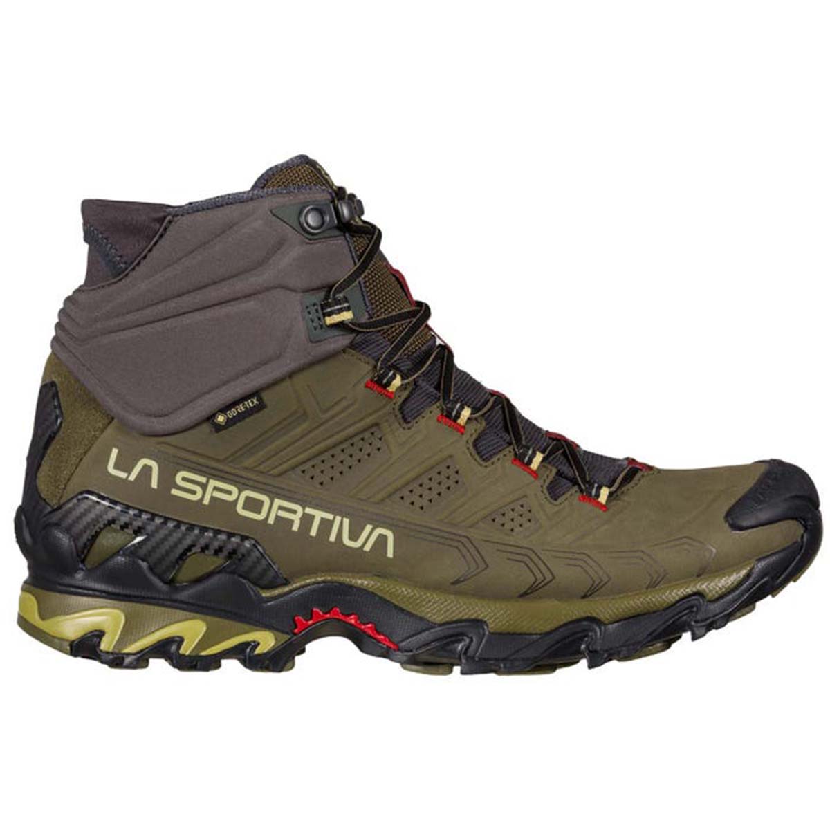 La Sportiva Ultra Raptor II Mid Leather Wide GTX Mens Hiking Shoes Brown