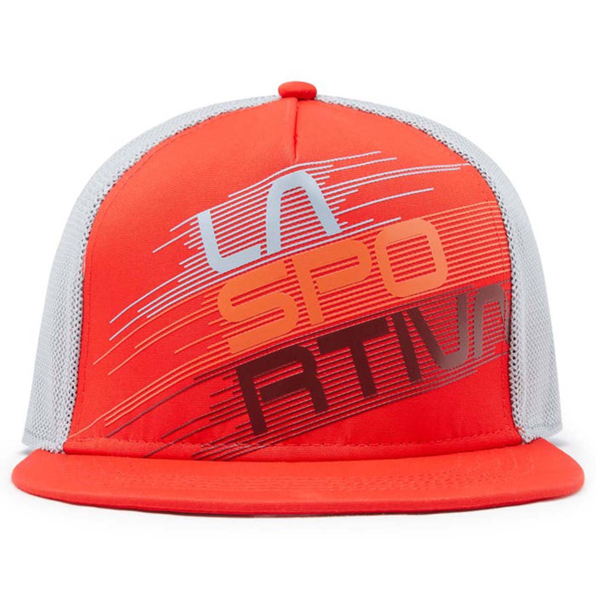 La Sportiva Stripe Evo Trucker Womens Climbing Hat Red