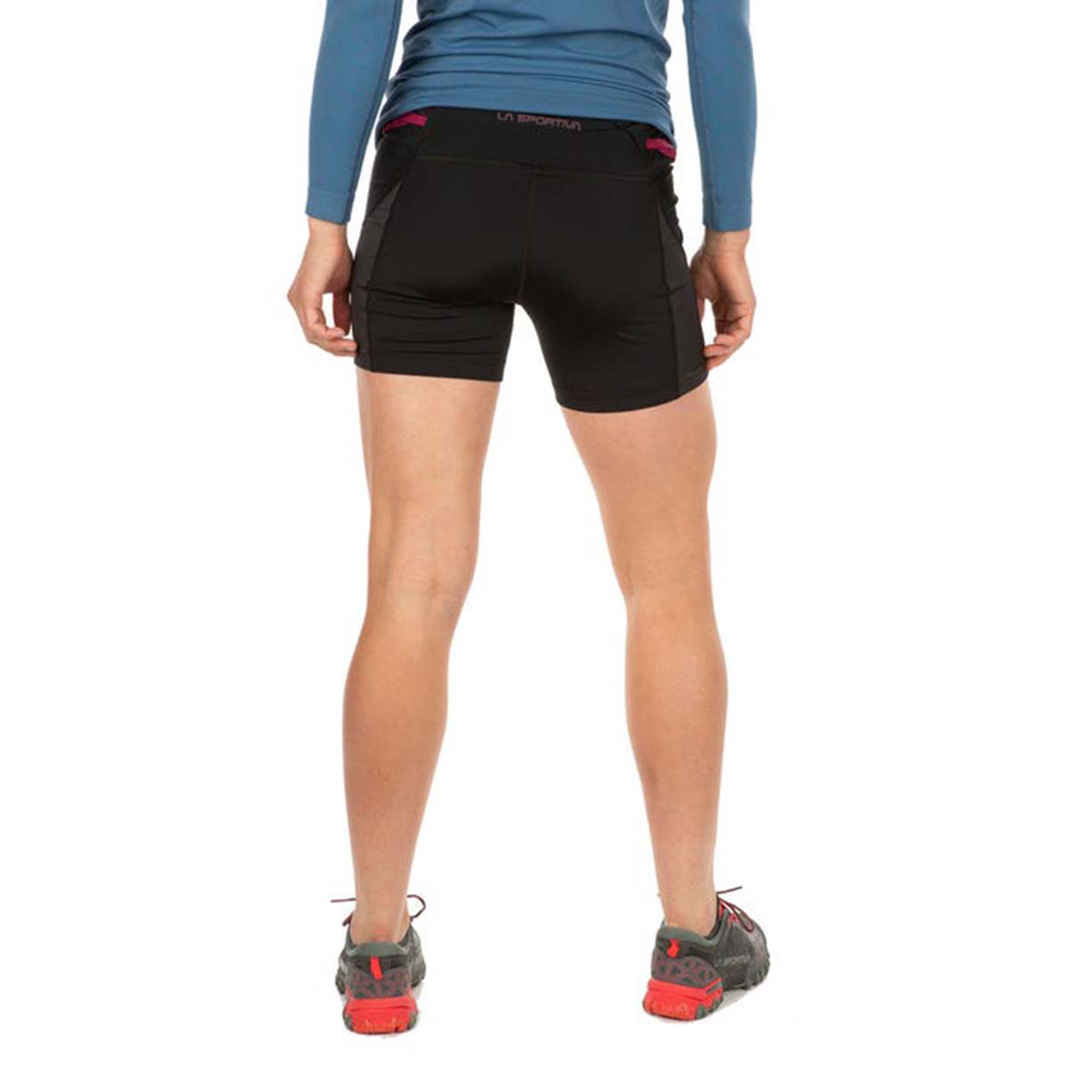 La Sportiva Triumph Womens Running Tight Shorts Black