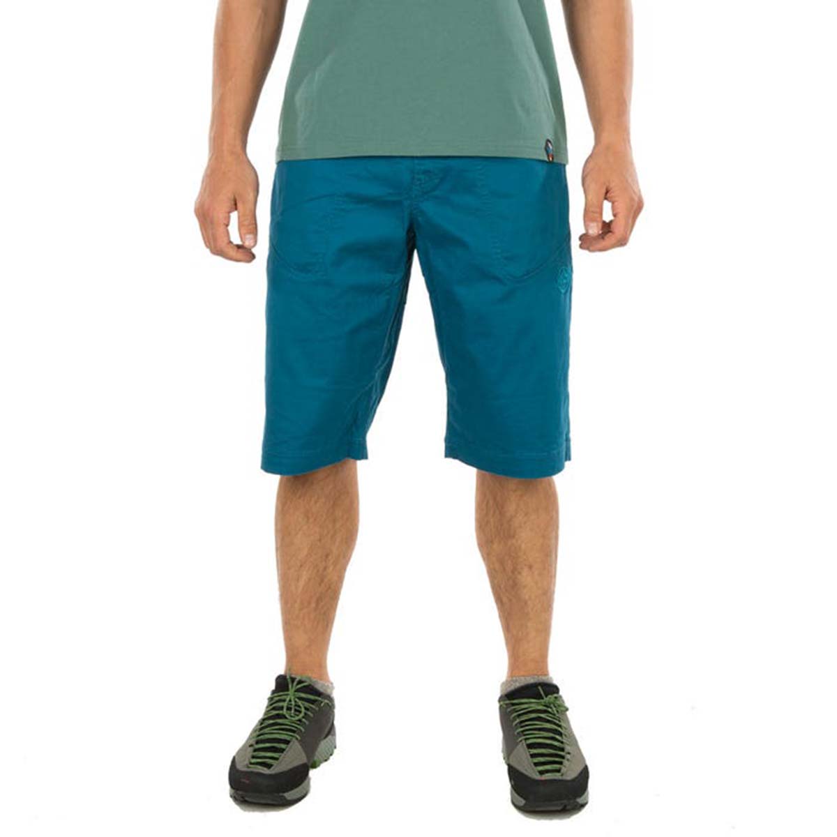 La Sportiva Flatanger Mens Climbing Shorts Blue