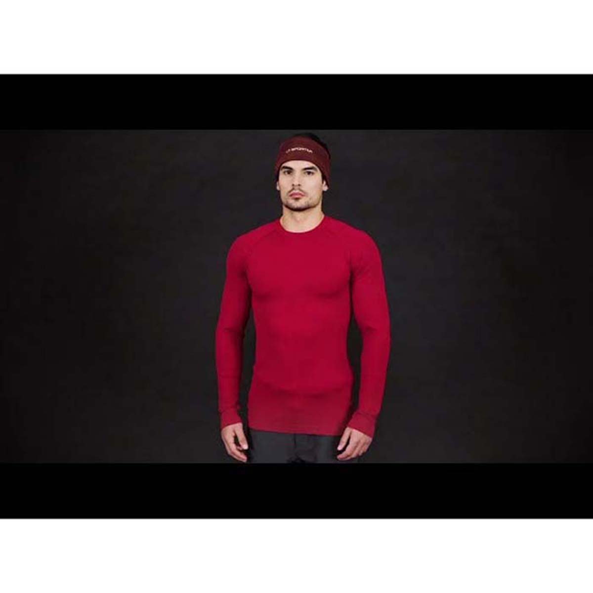 La Sportiva Jubilee Long Sleeve Mens Ski Shirt Black