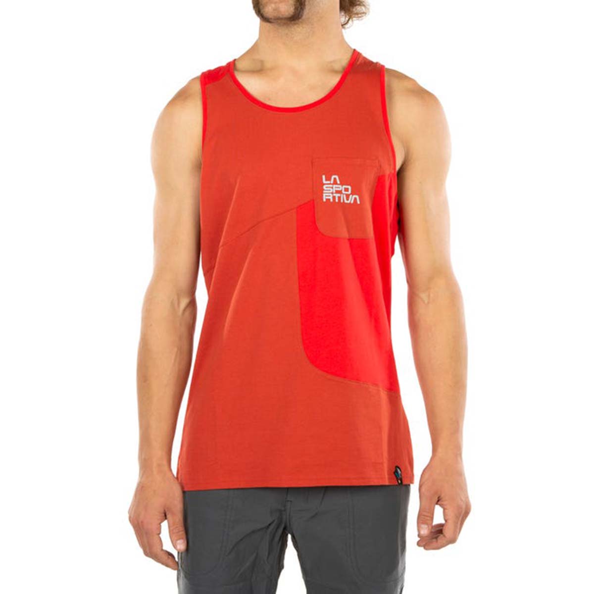 La Sportiva Dude Mens Climbing Tank Top Red