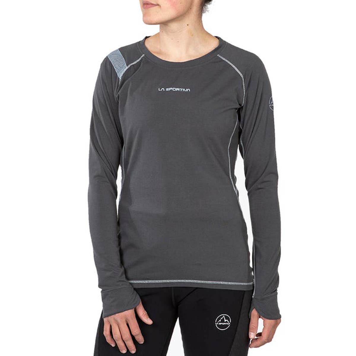La Sportiva Futura Long Sleeve Womens Climbing Shirt Grey