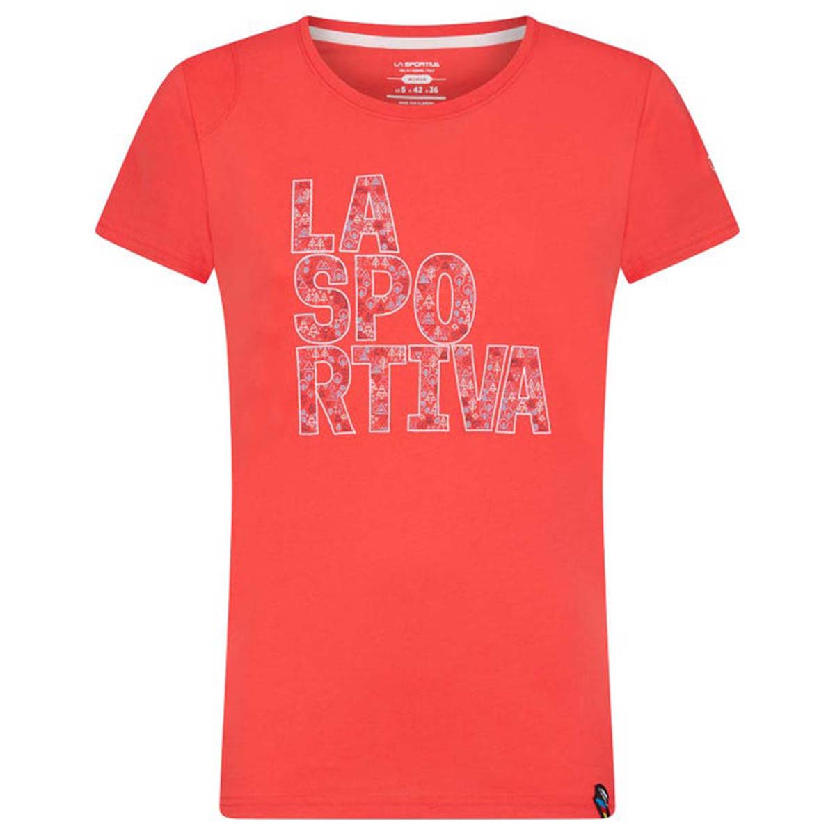 La Sportiva Pattern Womens Climbing T-Shirt Pink