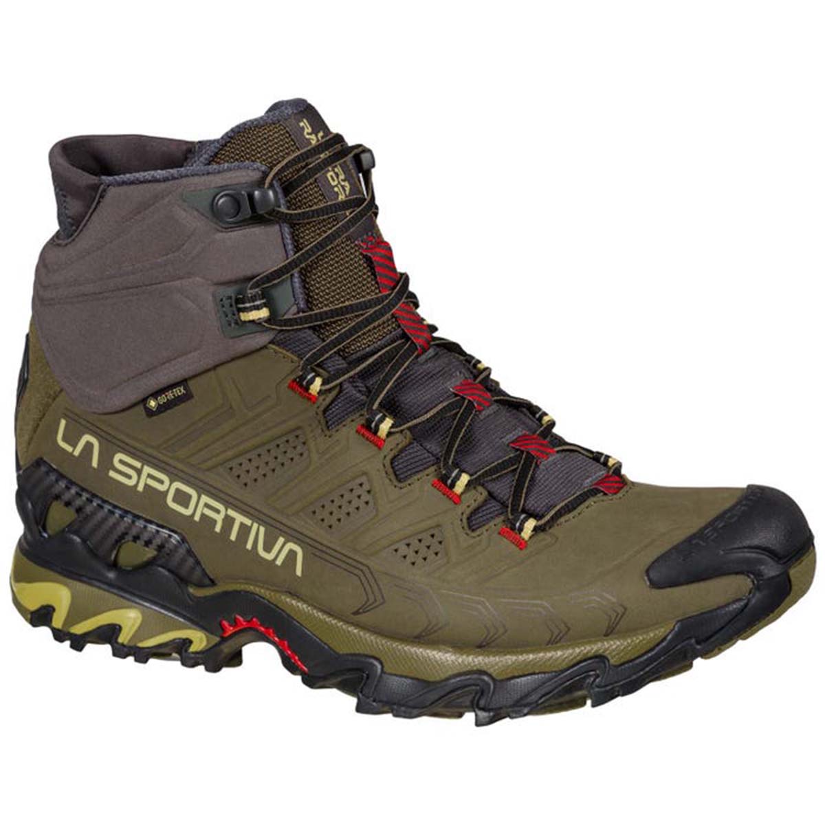 La Sportiva Ultra Raptor II Mid Leather Wide GTX Mens Hiking Shoes Brown