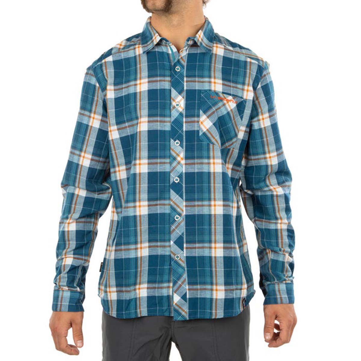 La Sportiva Sasquatch Mens Climbing Shirt Blue