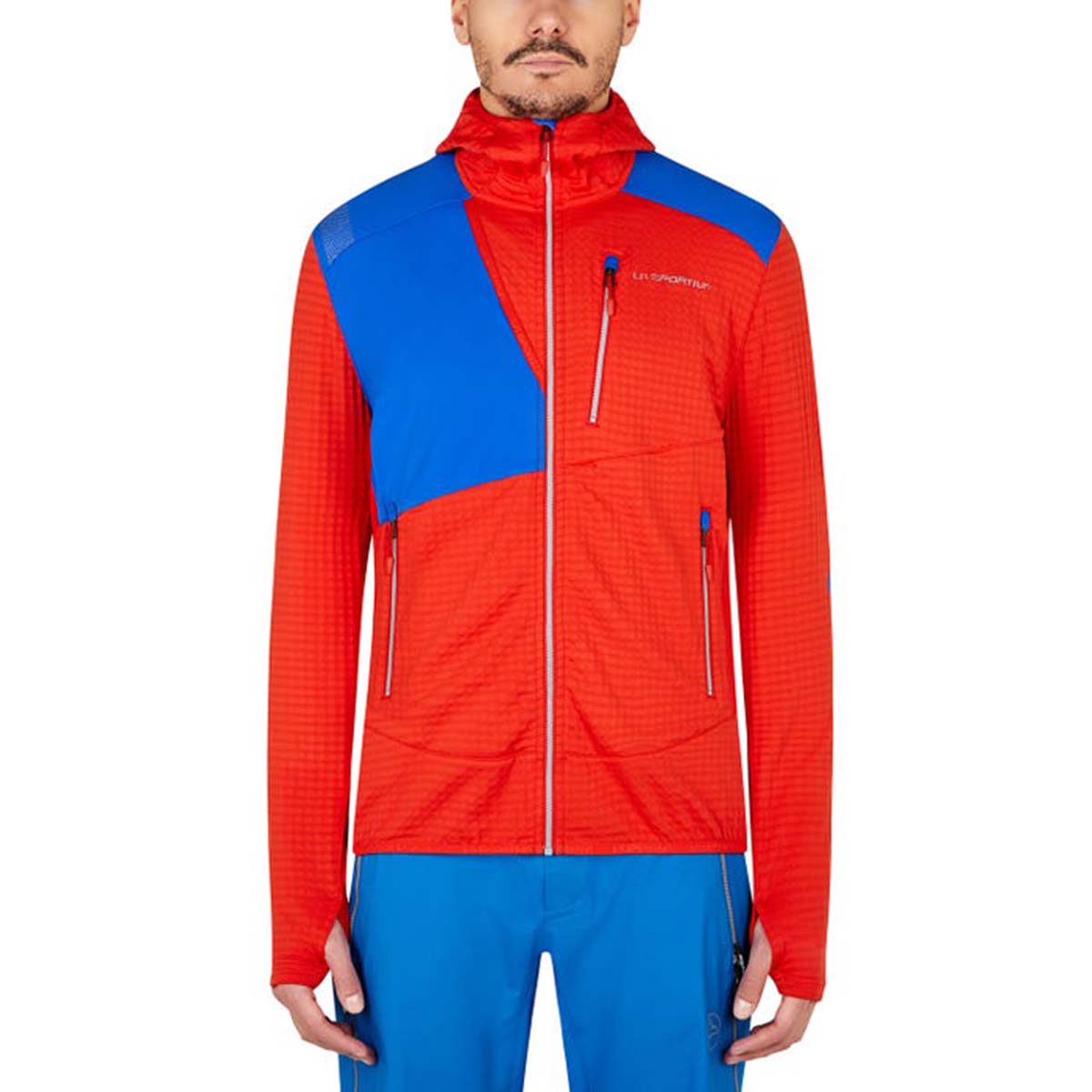 La Sportiva Lucendro Thermal Mens Mountaineering Hoodie Red