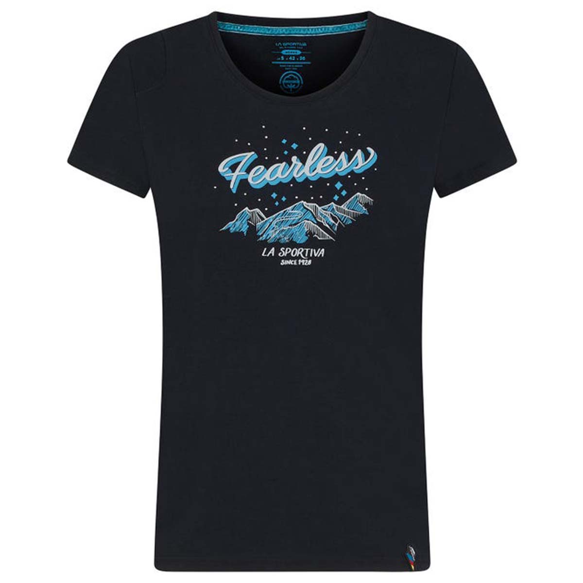 La Sportiva Fearless Womens Climbing T-Shirt Black