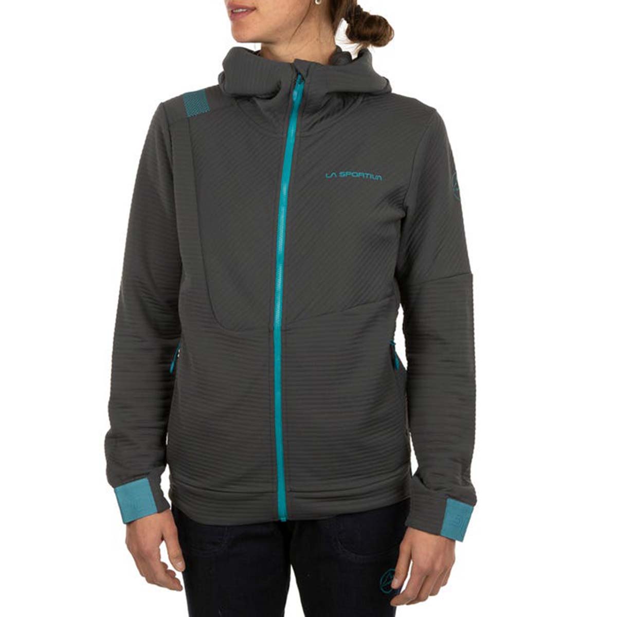 La Sportiva Mood Womens Climbing Hoodie Grey