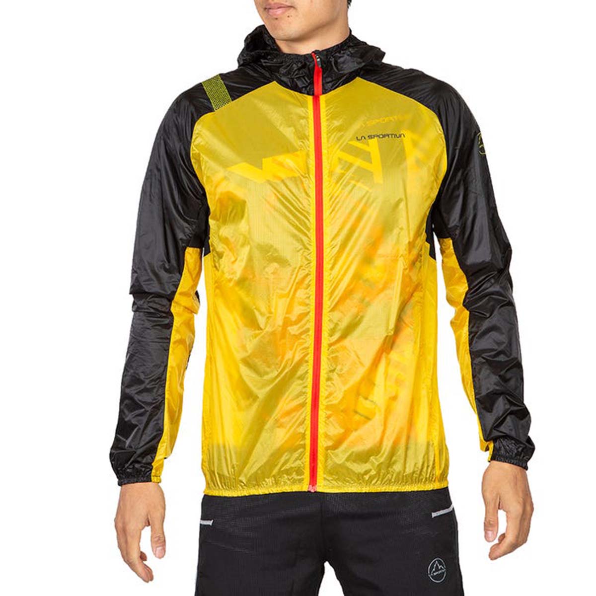 La Sportiva Blizzard Mens Running Windbreaker Yellow