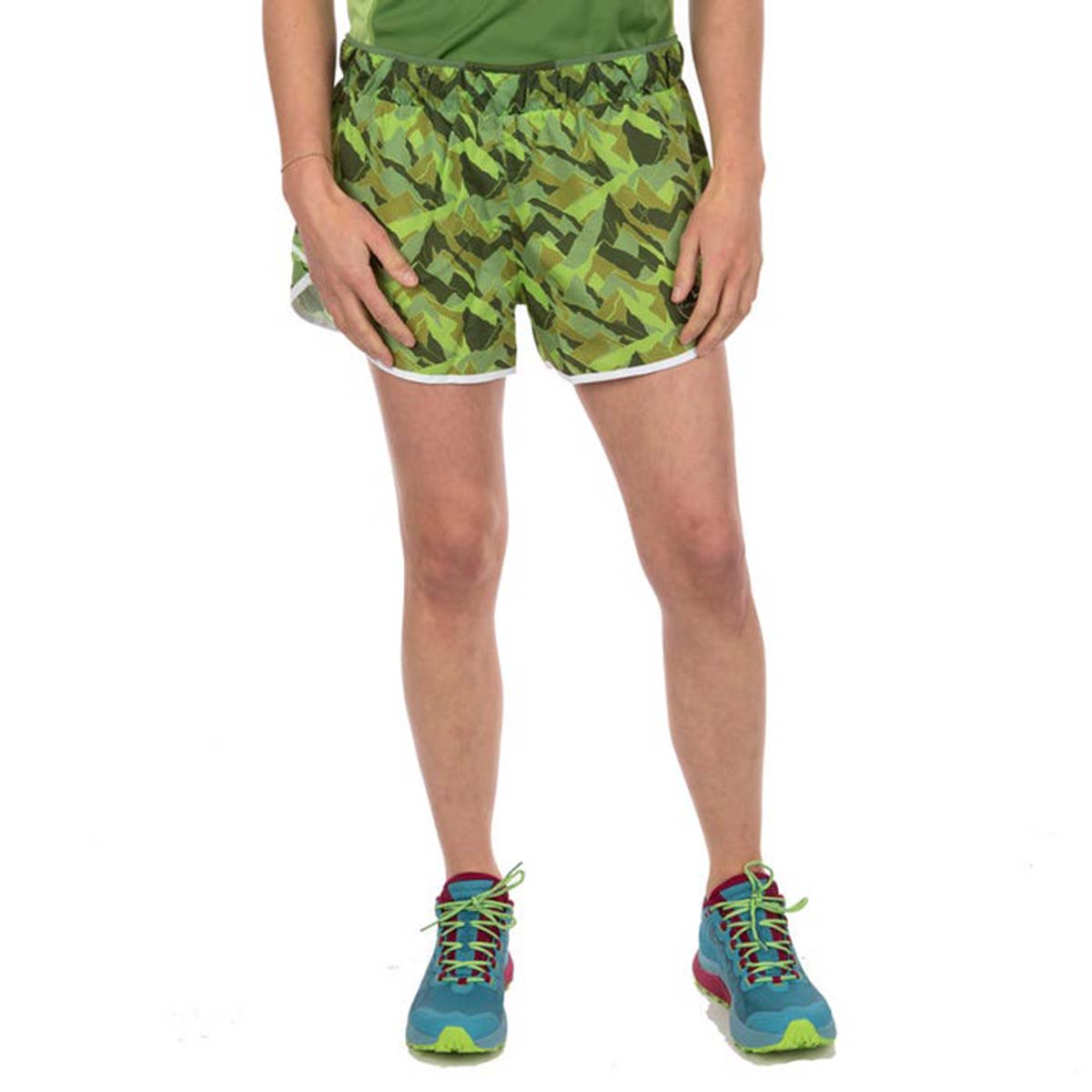 La Sportiva Timing Womens Running Shorts Green