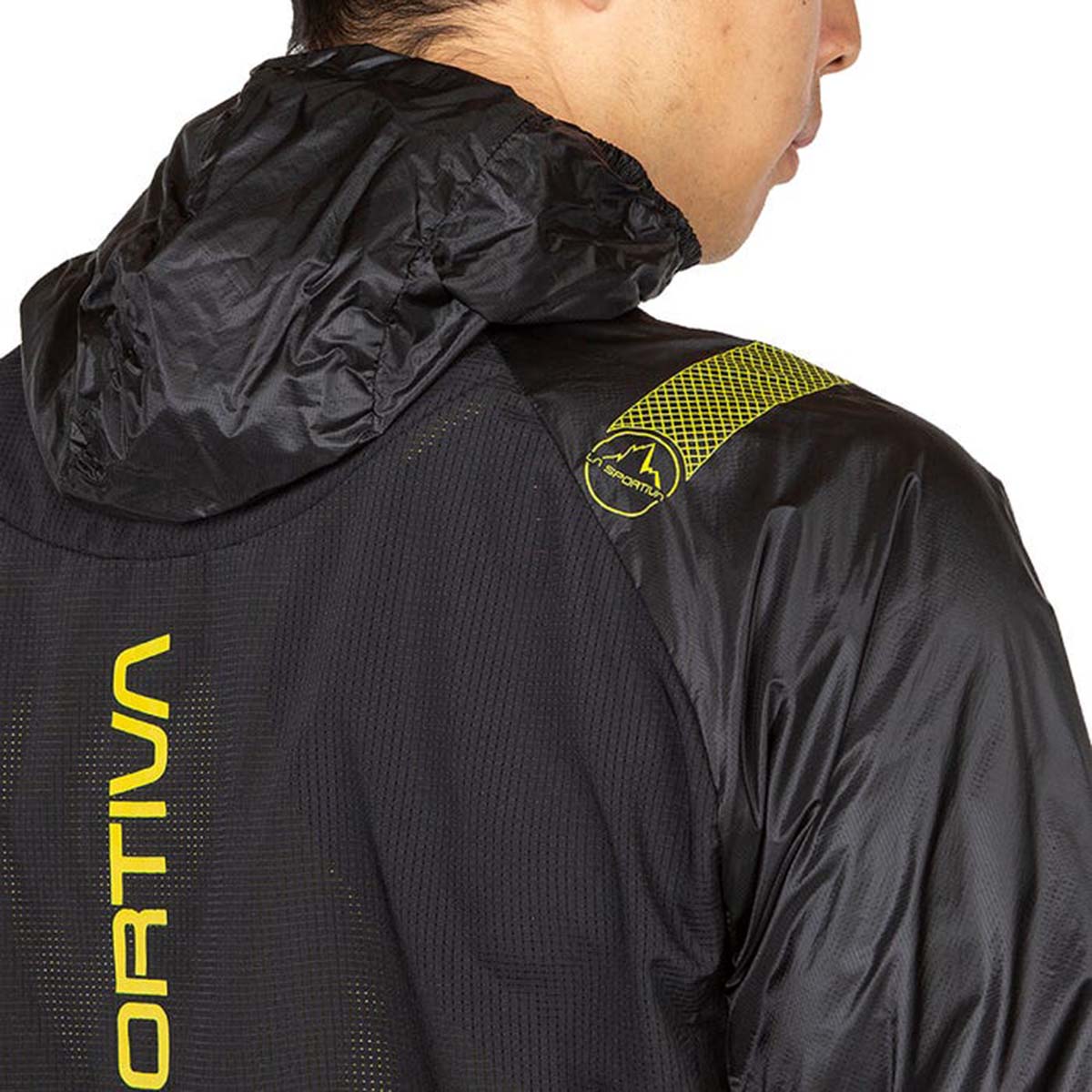 La Sportiva Blizzard Mens Running Windbreaker Yellow