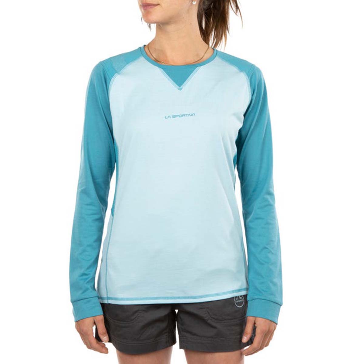 La Sportiva Beyond Long Sleeve Womens Hiking Shirt Blue