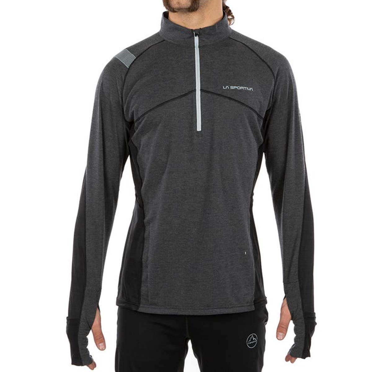 La Sportiva Swift Long Sleeve Mens Running Shirt Black