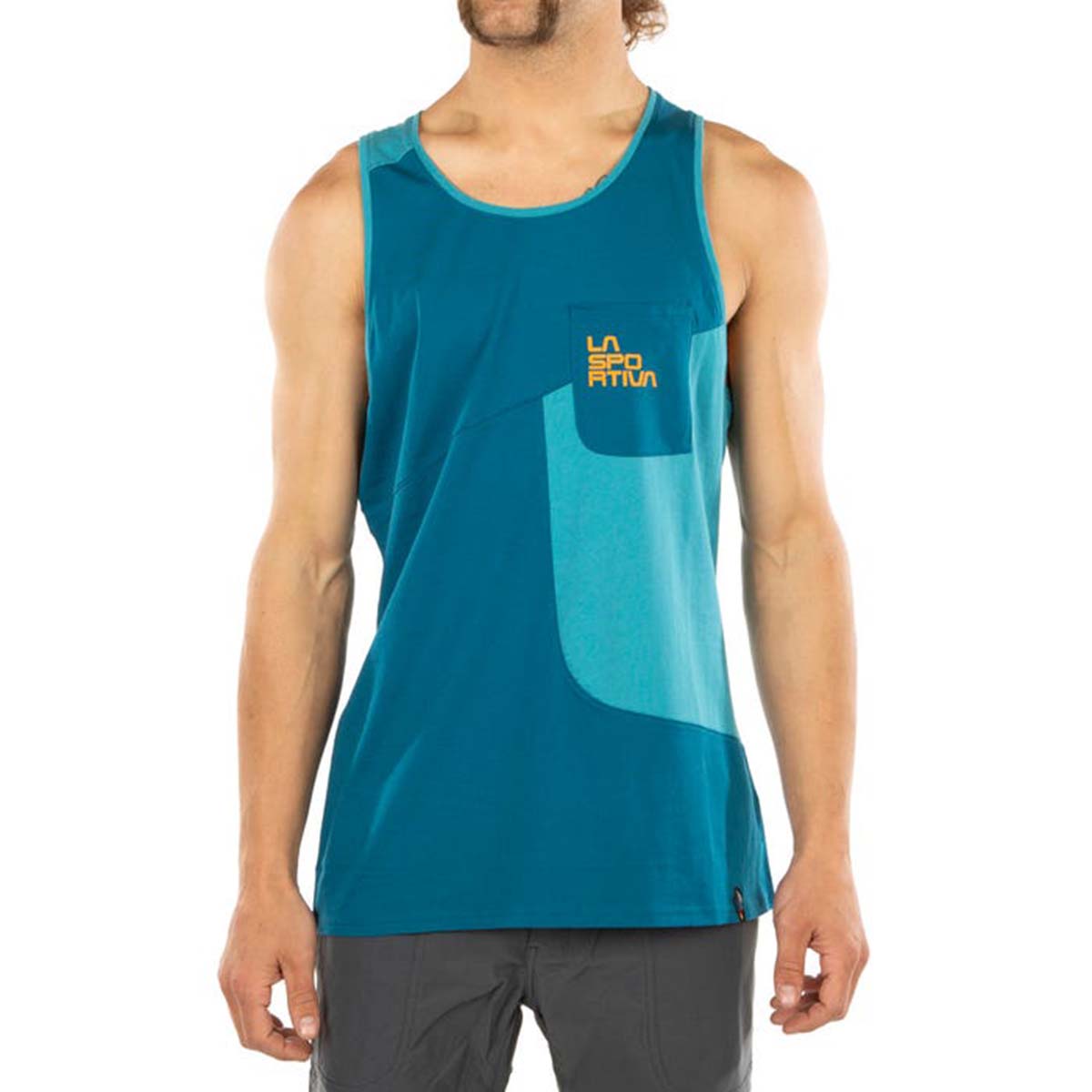 La Sportiva Dude Mens Climbing Tank Top Blue