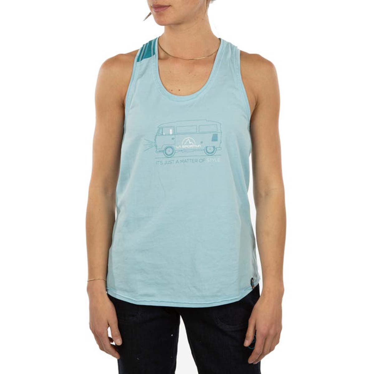 La Sportiva Van Womens Climbing Tank Top Blue