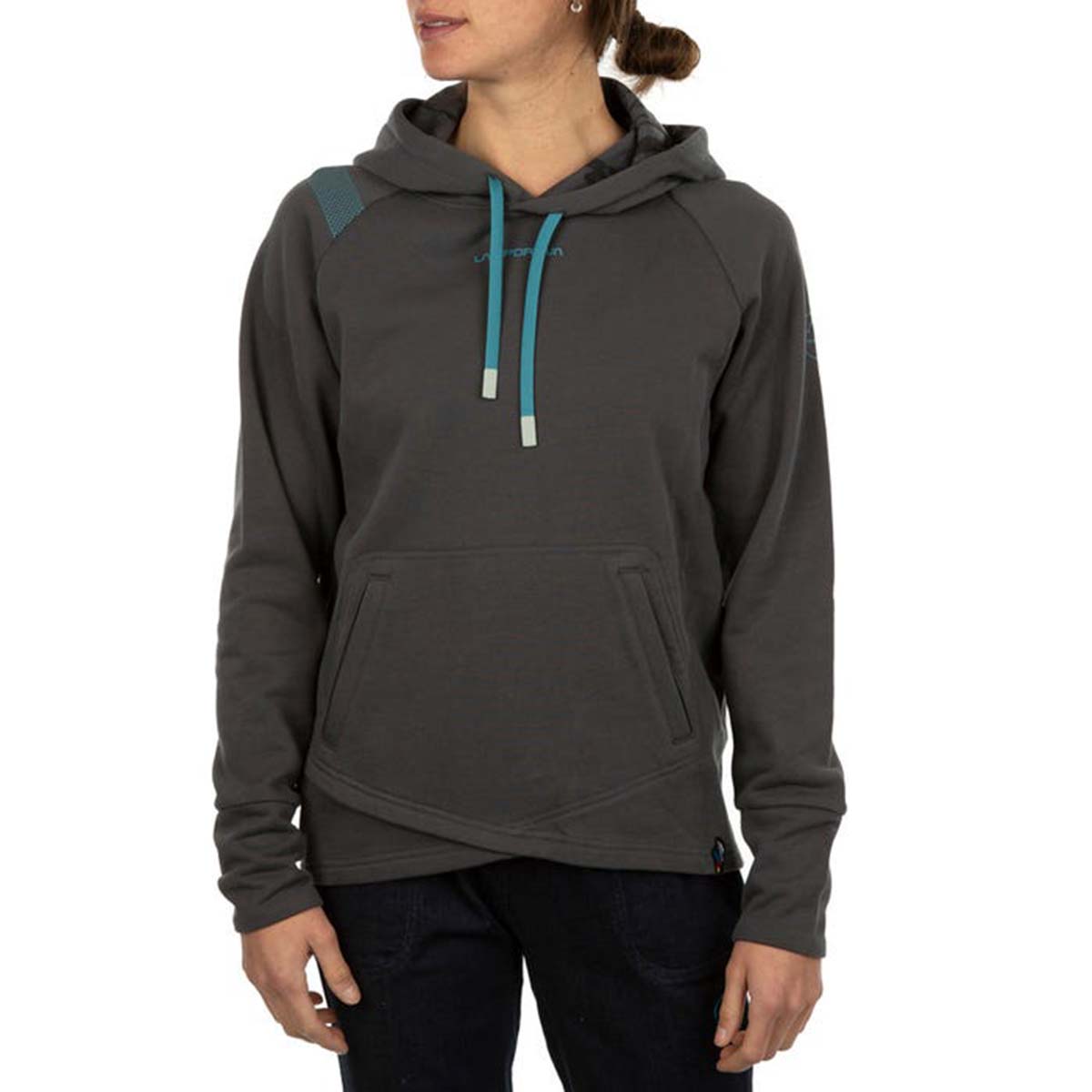 La Sportiva Stoke Womens Climbing Hoodie Grey