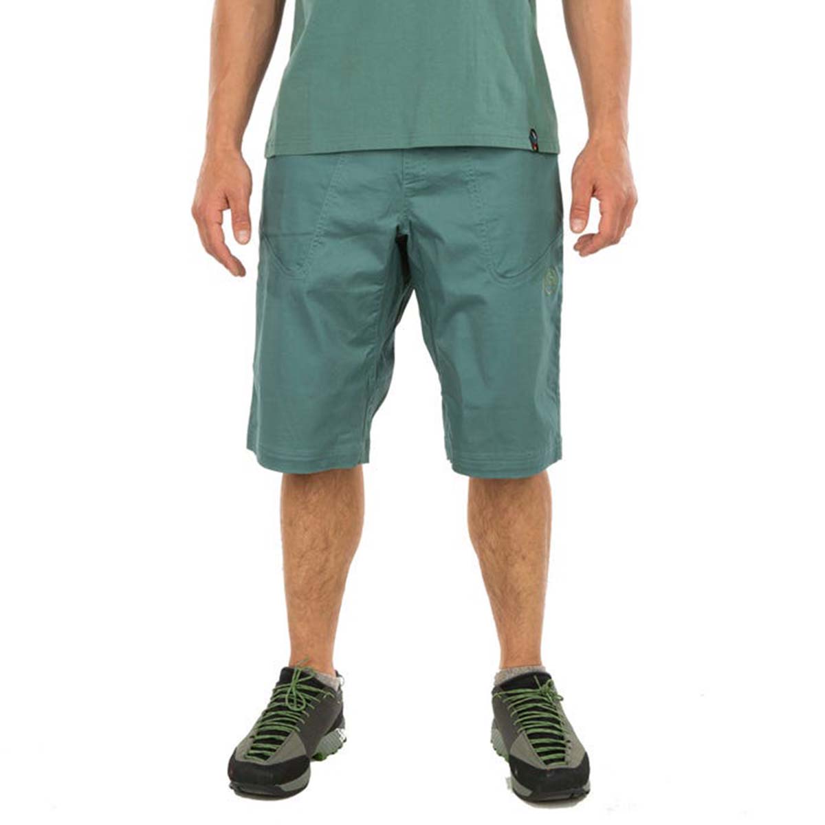 La Sportiva Flatanger Mens Climbing Shorts Green