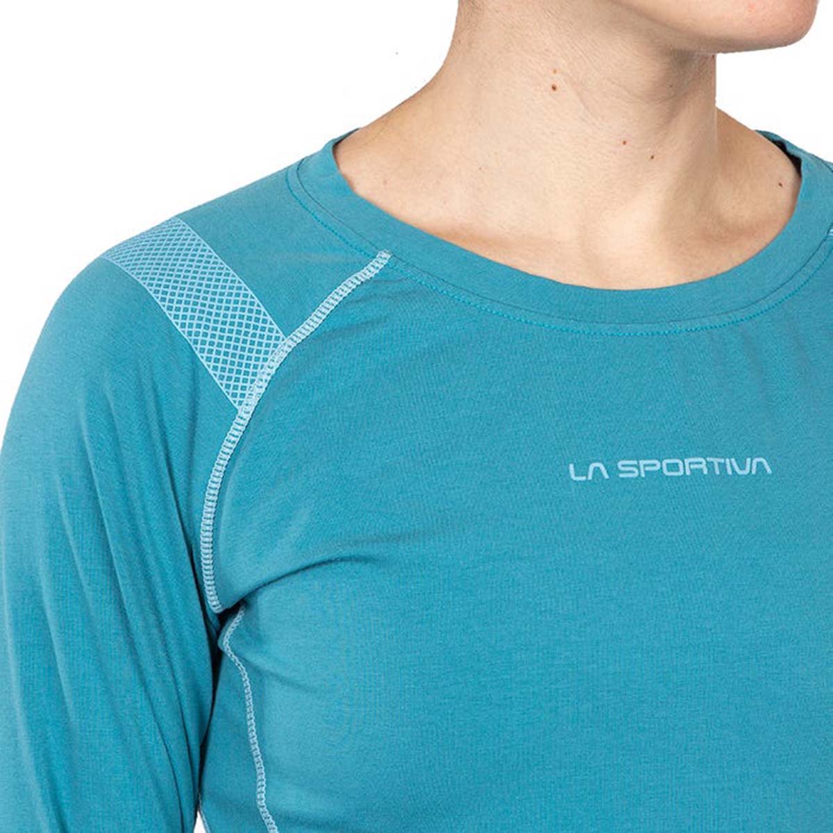 La Sportiva Futura Long Sleeve Womens Climbing Shirt Blue