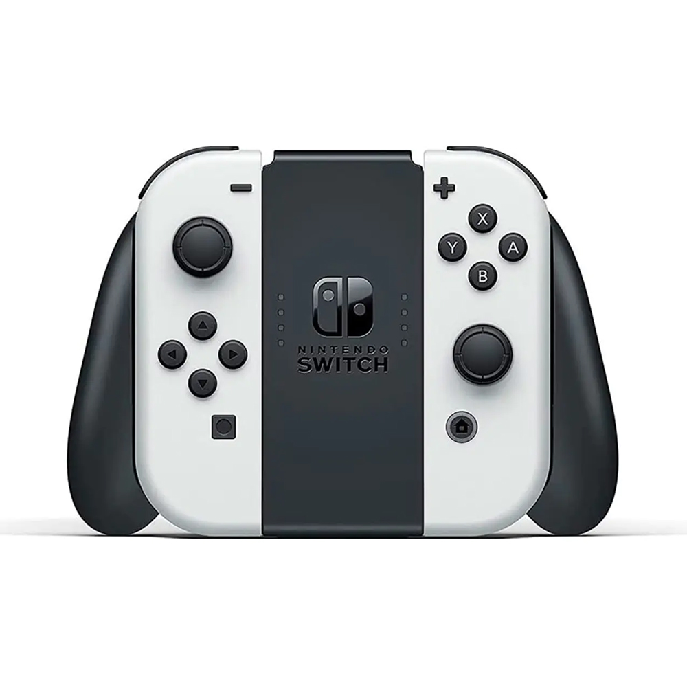 Nintendo - Geek Squad Certified Refurbished Switch – OLED Model w/ White Joy-Con - White