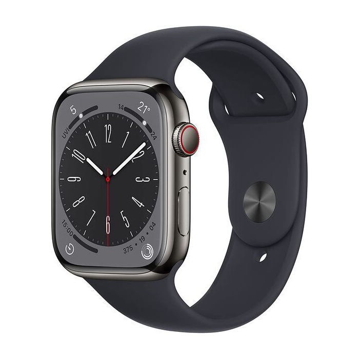 Refurbished Apple Watch Series 8 Stainless steel 45 mm (2022) Unlocked
