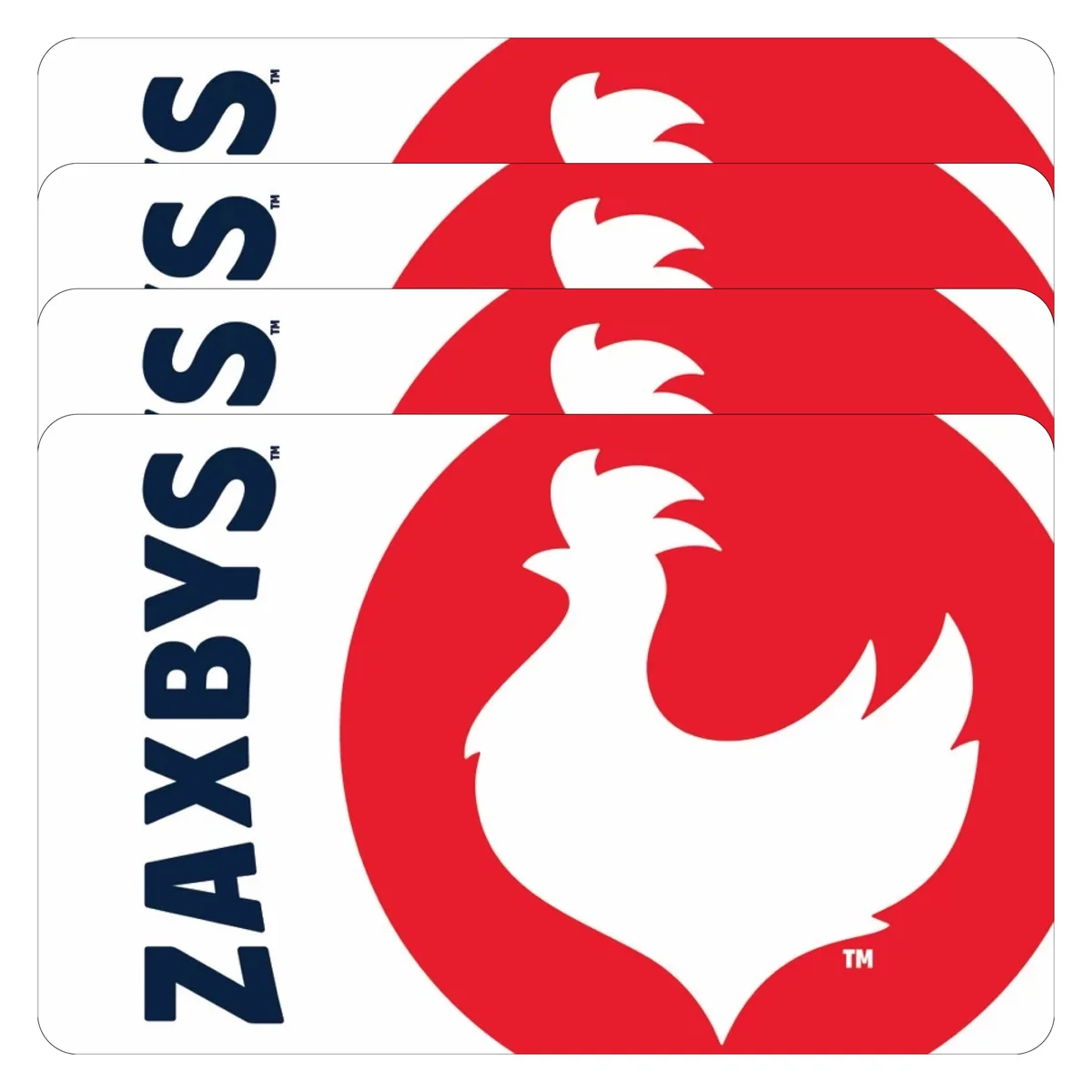 Zaxby's Four Restaurant $25 E-Gift Cards ($100 Value)