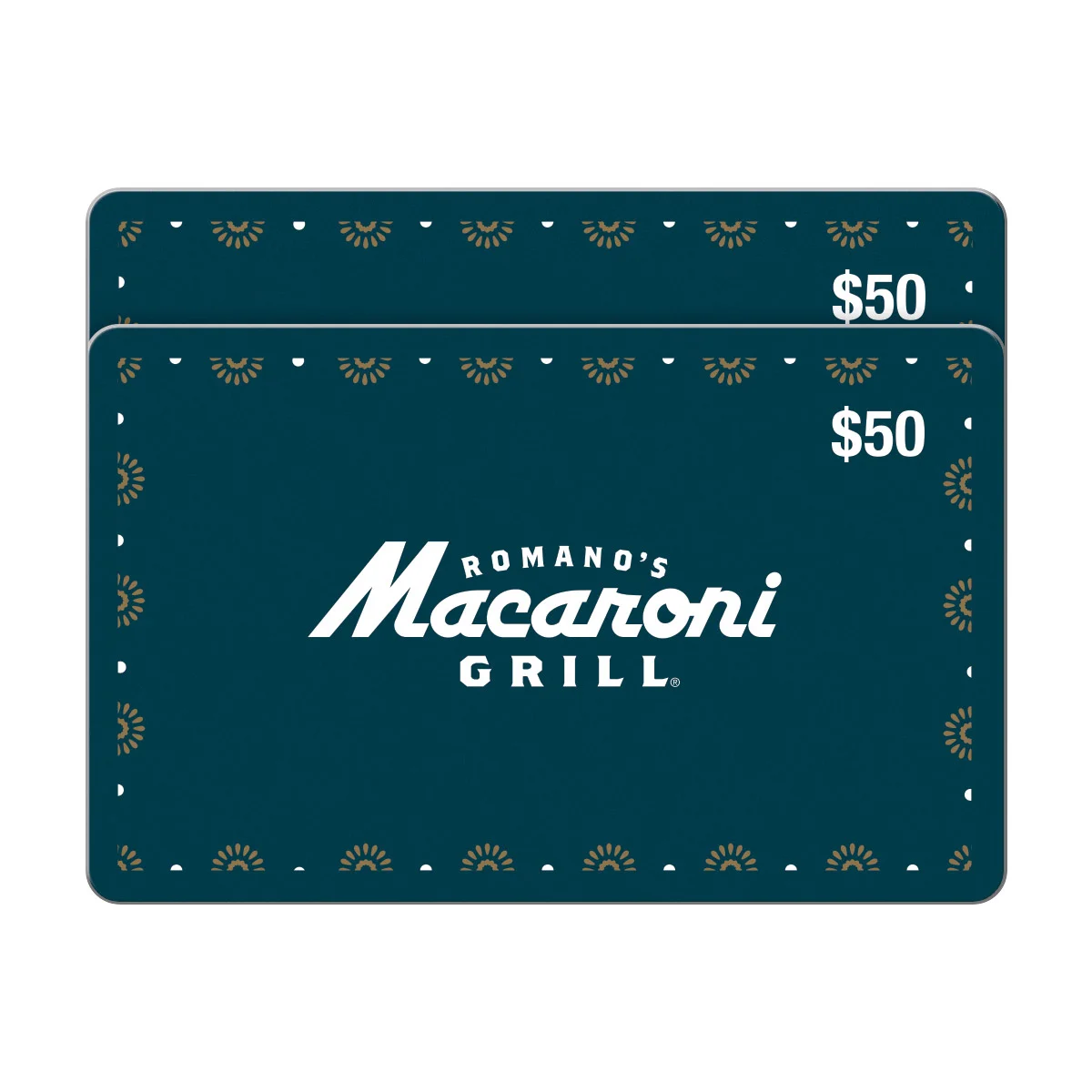 Romano's Macaroni Grill Two Restaurant $50 E-Gift Cards ($100 Value)