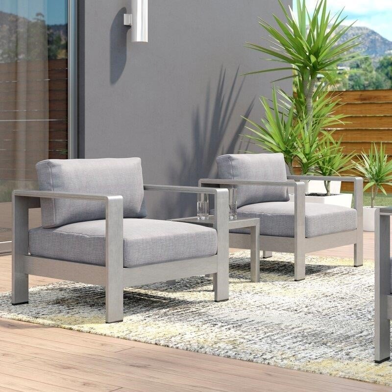 Coline Square Bistro Set with Cushions-furniture