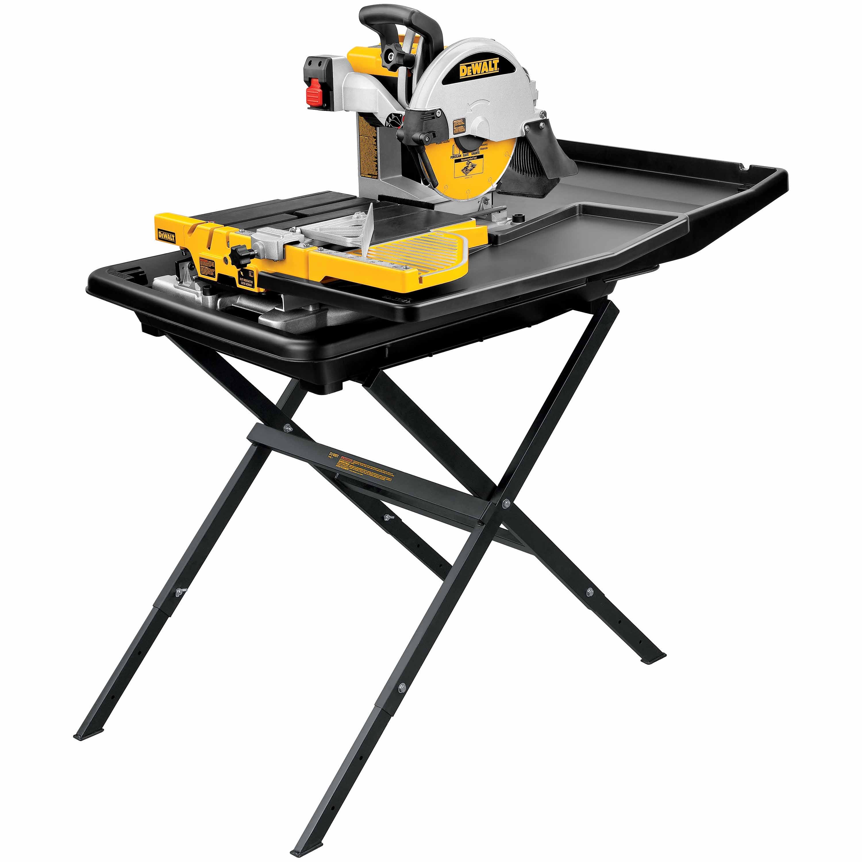 DeWalt D24000S Heavy-Duty 10 Wet Tile Saw with Stand