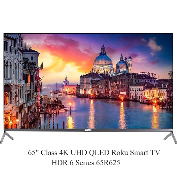 🎄Store Closing Sale📺65 Class 4K UHD QLED Roku Smart TV HDR 6 Series 65R625