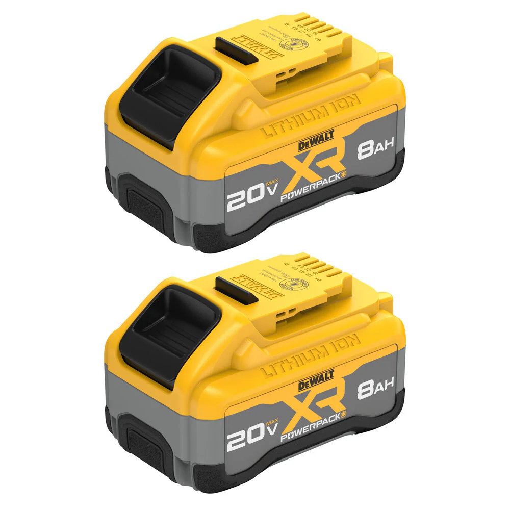 DeWalt DCB2108-2 20V MAX XR POWERPACK 8.0Ah Battery 2-Pack