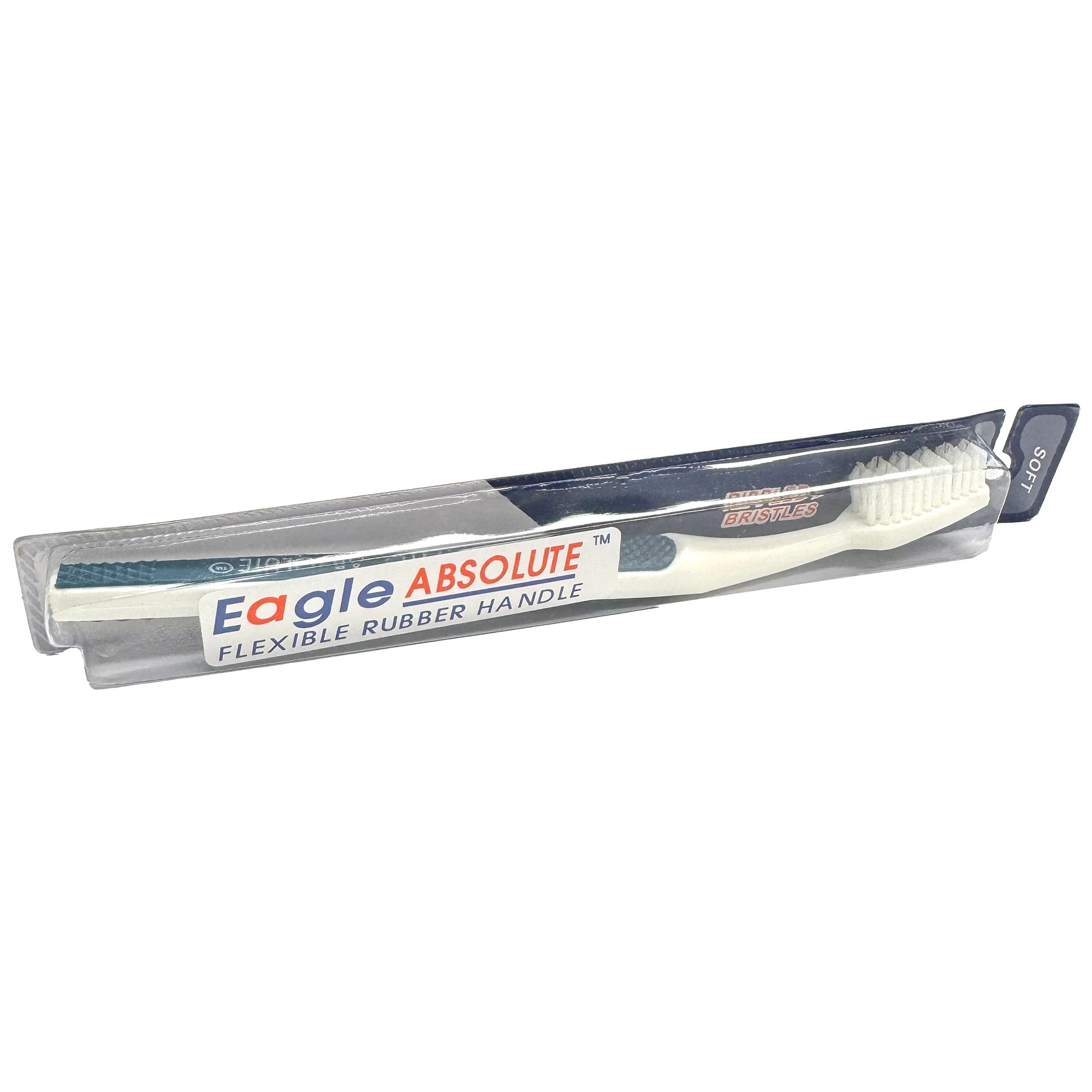 Eagle Absolute Flexible Rubber Handle Toothbrush, Soft Bristle