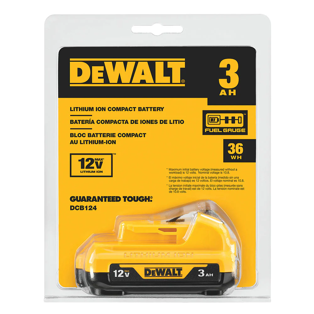 DeWalt DCB124 3.0 AH 12V Battery
